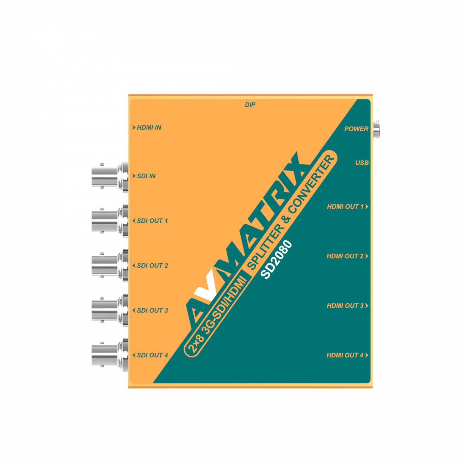 AVMATRIX SD2080 HDMI/SDI Split 2x8