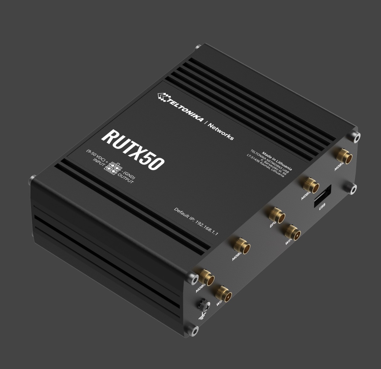 Teltonika RUTX50 Rugged 5G DualSIM Router Package
