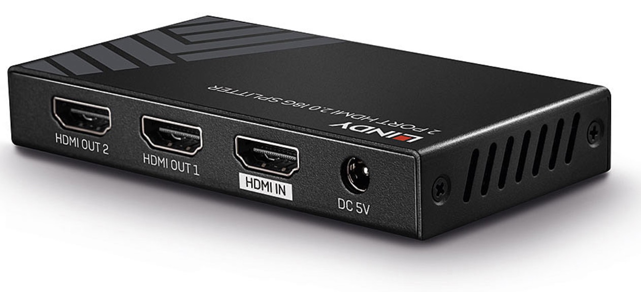 HDMI Split UHD 4:4:4 // 1 > 2 (Lindy)