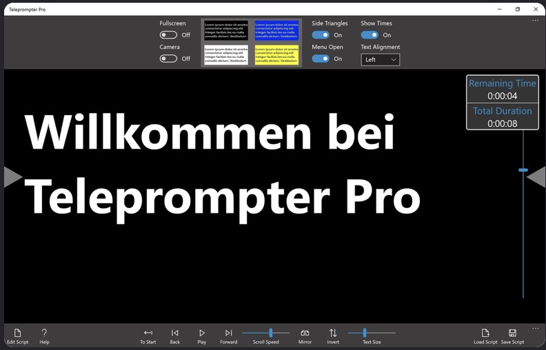 Software License - Teleprompter Pro Software