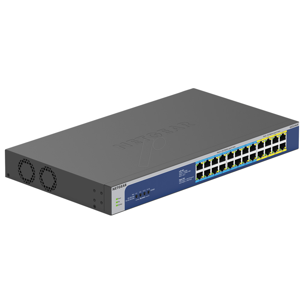 Switch Netgear GS524UP, 480W POE++/POE+