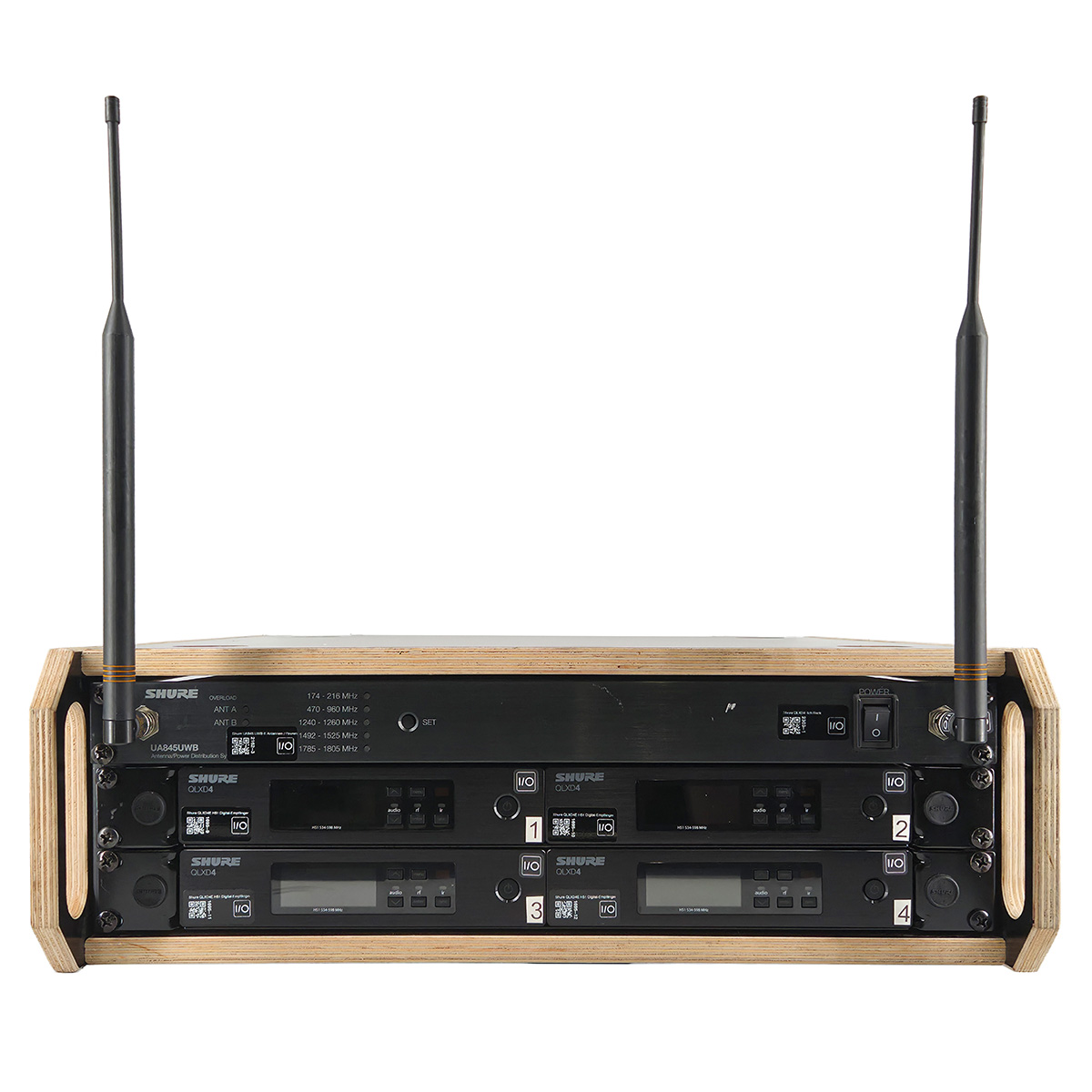Shure QLXD4-4ch Rack