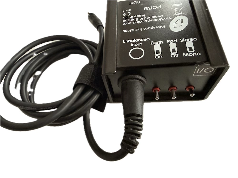Interspace PCBB, passiv media DI box
