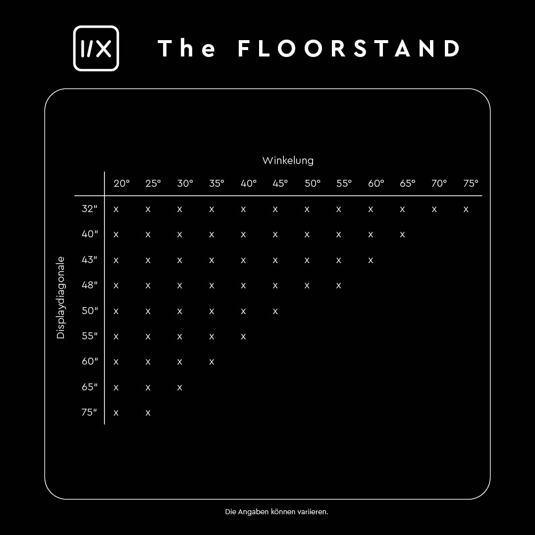 I/X  the floorstand